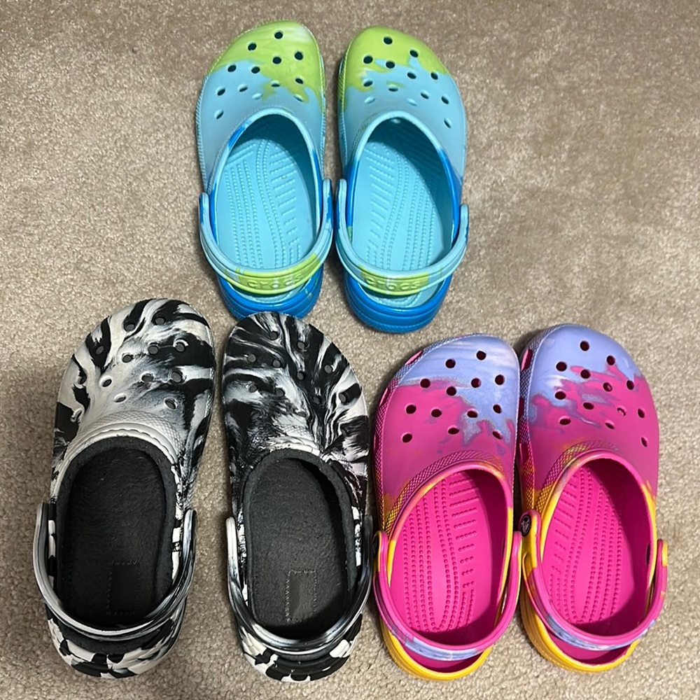 Tie Dye Croc Bundle
